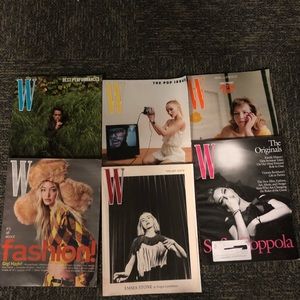 W magazine Emma stone Gigi hadid lily rose depp Robert downey jr Sofia Coppola